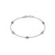 1 - Aizza (5 Stn/3mm) Petite Ruby and Diamond Station Bracelet 