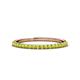 1 - Iskra 1.50 mm Round Peridot Wedding Band 