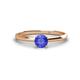 1 - Solus Round Tanzanite Solitaire Engagement Ring  