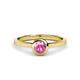 1 - Natare 0.53 ct Pink Sapphire Round (5.00 mm) Solitaire Engagement Ring  