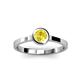 3 - Natare 0.53 ct Yellow Sapphire Round (5.00 mm) Solitaire Engagement Ring  