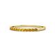 1 - Clara 1.80 mm Citrine 10 Stone Wedding Band 