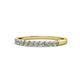 1 - Clara 2.40 mm Diamond 10 Stone Wedding Band 