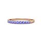 1 - Clara 2.40 mm Tanzanite 10 Stone Wedding Band 