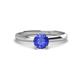1 - Solus Round Tanzanite Solitaire Engagement Ring  