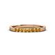 3 - Fiala 2.00 mm Citrine 7 Stone Wedding Band 