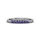 3 - Fiala 2.00 mm Iolite 7 Stone Wedding Band 