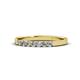 1 - Fiala 2.00 mm Diamond 7 Stone Wedding Band 