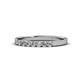 1 - Fiala 2.00 mm Diamond 7 Stone Wedding Band 