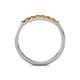 6 - Fiala 2.00 mm Citrine 7 Stone Wedding Band 