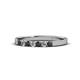 1 - Fiala 2.00 mm Black and White Diamond Wedding Band 
