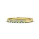1 - Fiala 2.00 mm Peridot and Diamond Wedding Band 