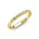 3 - Fiala 2.00 mm Yellow and White Diamond Wedding Band 
