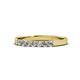 1 - Fiala 2.40 mm Diamond 7 Stone Wedding Band 