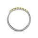 6 - Fiala 2.40 mm Yellow Sapphire 7 Stone Wedding Band 