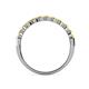 5 - Clara 3.00 mm Yellow Sapphire 10 Stone Wedding Band 