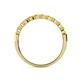 5 - Clara 3.00 mm Yellow Sapphire 10 Stone Wedding Band 