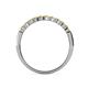 6 - Clara 2.70 mm Yellow Sapphire 10 Stone Wedding Band 