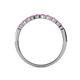 6 - Clara 2.70 mm Pink Sapphire 10 Stone Wedding Band 