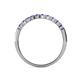 6 - Clara 2.70 mm Tanzanite 10 Stone Wedding Band 