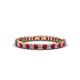 1 - Allie 2.00 mm Ruby and Diamond Eternity Band 