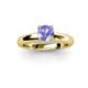2 - Bianca 6.50 mm Round Tanzanite Solitaire Engagement Ring 