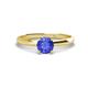 1 - Solus Round Tanzanite Solitaire Engagement Ring  