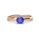 1 - Solus Round Tanzanite Solitaire Engagement Ring  