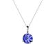 1 - Sheryl 6.50 mm Tanzanite Solitaire Pendant 
