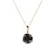 1 - Sheryl 6.00 mm Black Diamond Solitaire Pendant 