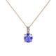 1 - Celyn Tanzanite and Diamond Pendant 