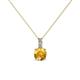 1 - Celyn Citrine and Diamond Pendant 