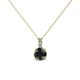 1 - Celyn Black and White Diamond Pendant 
