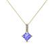 1 - Aurel Tanzanite and Diamond Pendant 