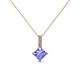 1 - Aurel Tanzanite and Diamond Pendant 