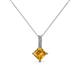 1 - Aurel Citrine and Diamond Pendant 