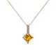 1 - Aurel Citrine and Diamond Pendant 
