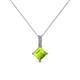 1 - Aurel Peridot and Diamond Pendant 