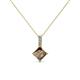 1 - Aurel Smoky Quartz and Diamond Pendant 