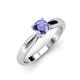 3 - Adsila Tanzanite Solitaire Engagement Ring 