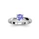 2 - Adsila Tanzanite Solitaire Engagement Ring 