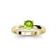 2 - Adsila Peridot Solitaire Engagement Ring 