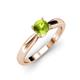 3 - Adsila Peridot Solitaire Engagement Ring 