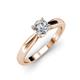 3 - Adsila Diamond Solitaire Engagement Ring 