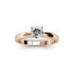 2 - Adsila Diamond Solitaire Engagement Ring 