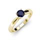 3 - Adsila Blue Sapphire Solitaire Engagement Ring 