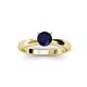 2 - Adsila Blue Sapphire Solitaire Engagement Ring 