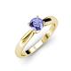 3 - Adsila Tanzanite Solitaire Engagement Ring 