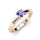 3 - Adsila Tanzanite Solitaire Engagement Ring 