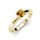 3 - Adsila Citrine Solitaire Engagement Ring 